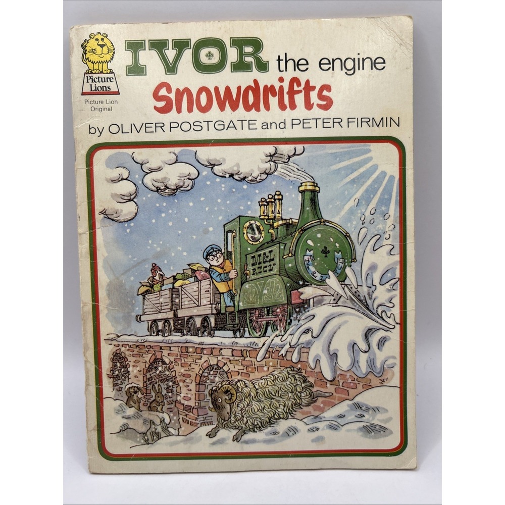 Ivor the Engine: Snowdrifts (1977 Picture Lions) Vintage Children's Book